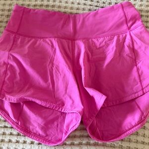 lululemon athletica Hot Pink Athletic Shorts